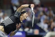 Alexander Zverev pictured at the 2023 US Open - Day 10